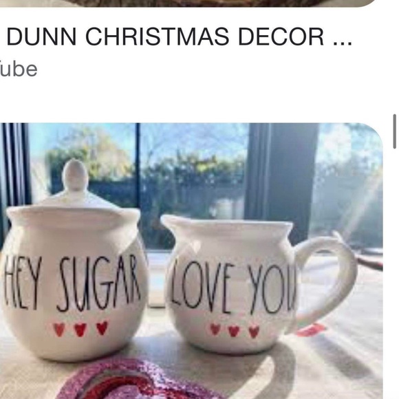 Rae Dunn Hey Sugar and Love You Creamer Set - Picture 1 of 1